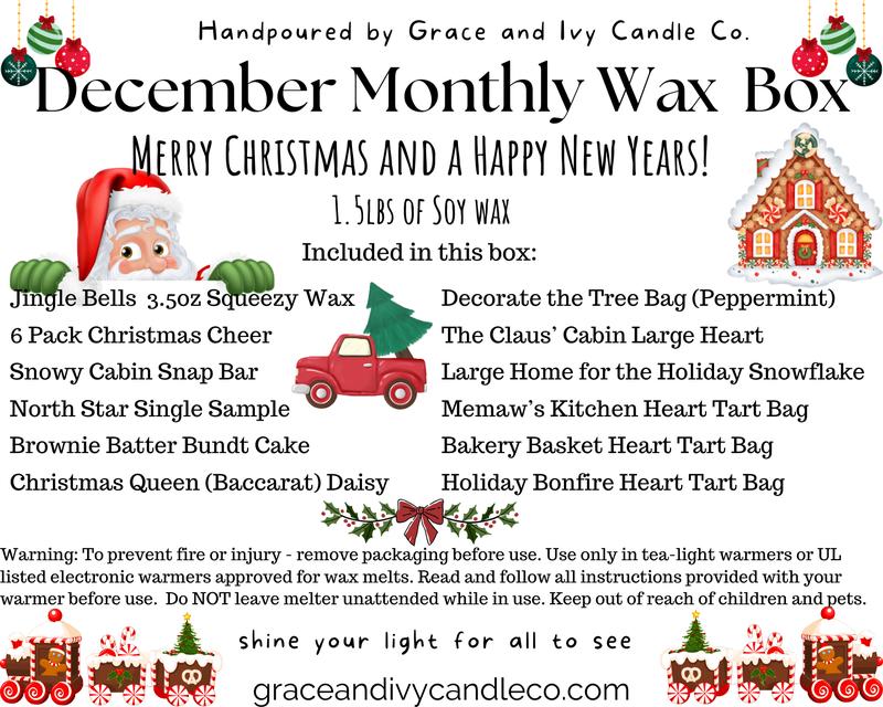 Monthly Wax Melts Box (December)