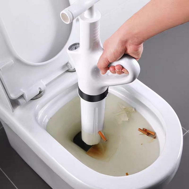 Powerful Home Toilet Plunger Air Drain Blaster High Pressure Sink Dredge Cleaner