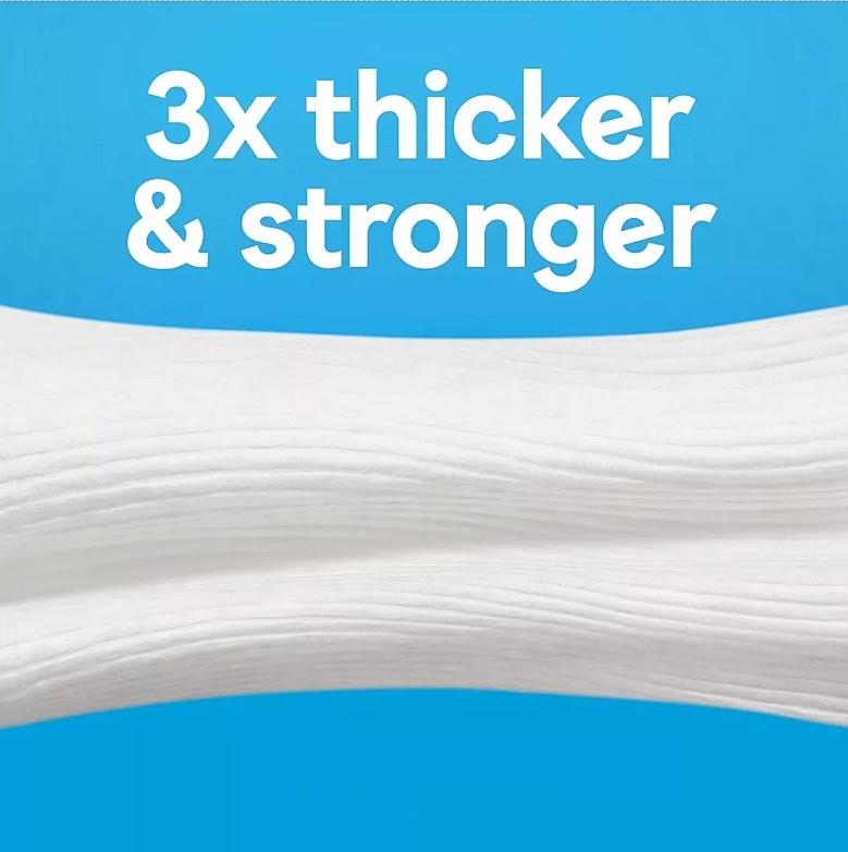 Ultra Clean Strong Toilet Paper with Active CleaningRipples Texture,Removes residue, Reduces odor, and is designed for sensitive skin, 36 Family Mega Rolls (36 Family Mega Rolls = 144 Regular Rolls) , 284 Sheets Per Roll, Packaging May Vary