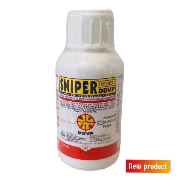 Sniper Insecticide 100ml Spray DDGP 10000EC Formula for Household Pests - Effective Against Ants, Cockroaches, Flies, and Mosquitoes