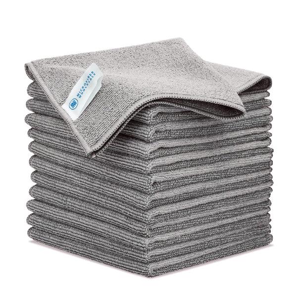 Microfiber Wholesale 12 Pack 12x12 Absorbent MW Pro Multi-Surface Cleaning Cloths | Premium Towels for Glass, Kitchens, Cars