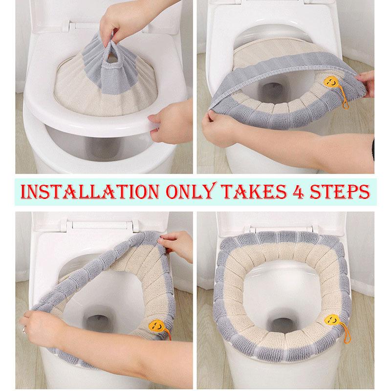 The Plush Toilet Seat Cushion Will Not Freeze Again When Squatting In Winter, And Can Be Disassembled, Washed, And Reused for patient