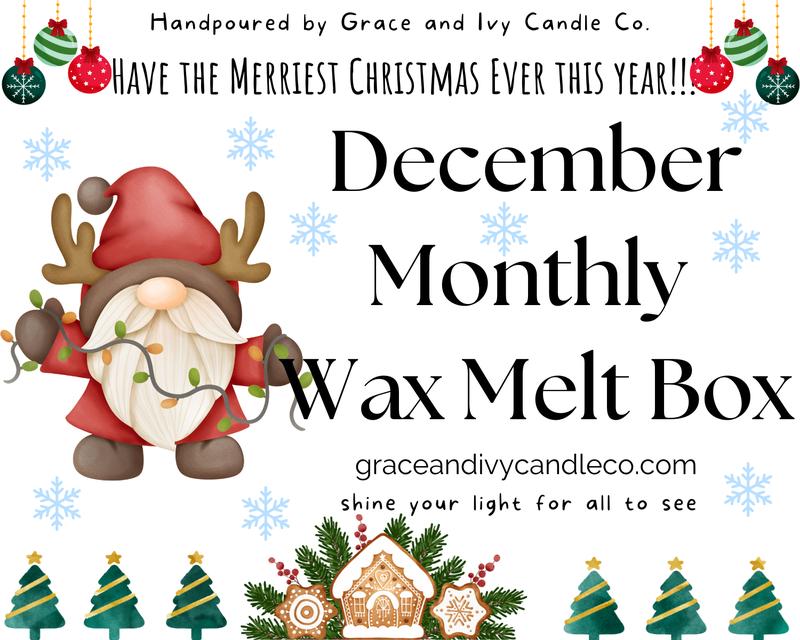 Monthly Wax Melts Box (December)