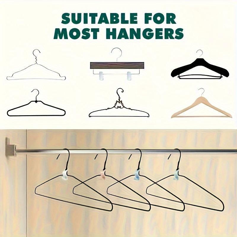 Foldable Plastic Clothes Hanger Hook, Portable Hanging Coat Hook, Space Saving Home Storage Hook for Bedroom, Living Room, Office