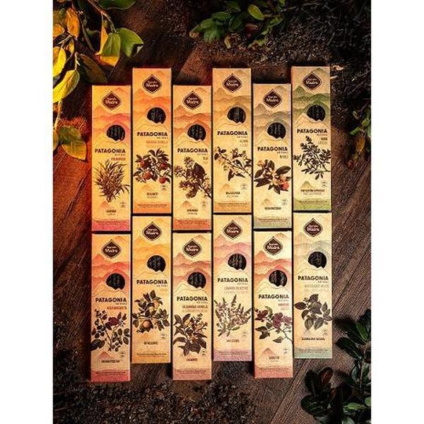 Patagonia Incense Sticks | Neroli | Rosehip | Hibiscus | Yerba Mate | Mint | Rue | Wild Lavender Aroma Flowers Lemon Nature Vanilla Scent