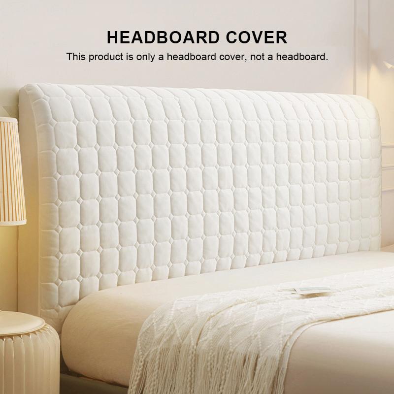 Solid Color Headboard Cover, 1 Count Soft Comfortable Breathable Dustproof Headboard Cover, Bedding Supplies for Home Bedroom Hotel