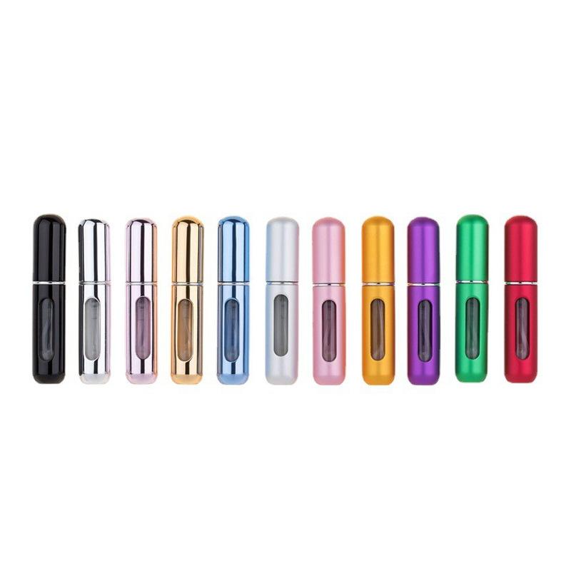 8ml Portable Mini Refillable Perfume Bottle With Spray Scent Pump Empty Cosmetic Containers Atomizer Bottle For Travel Tool