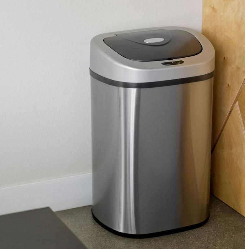 Nine Stars 21.1 Gallon Trash Can, Motion Sensor Touchless Kitchen Trash Can, Stainless Steel NEW BEST SALE