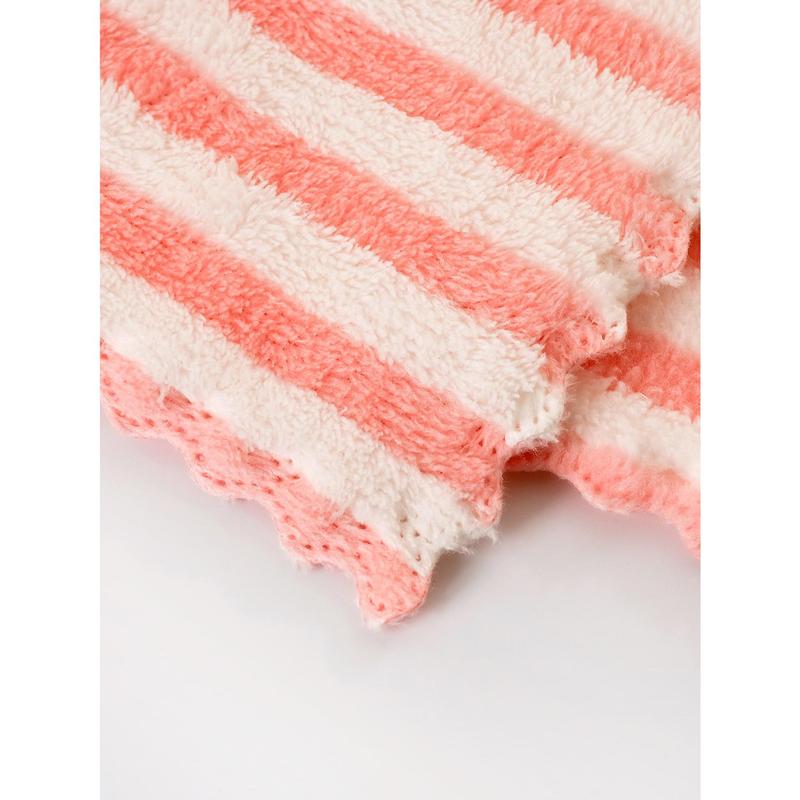 1pc Coral Fleece Hand Towel Rag, Kitchen Cleaning Towel Slouchy Rag, Dishcloth Degreasing Scouring Pads, Random Color