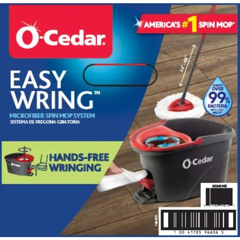 O-Cedar Easywring Microfiber Spin Mop and Bucket Cleaning System s LP,Attn: Consumer Affairs s LP,Attn: Consumer Affairs s LP,Attn: Consumer Affairs s LP,Attn: Consumer Affairs Freudenberg Household Products LP,Attn: Consumer Affairs