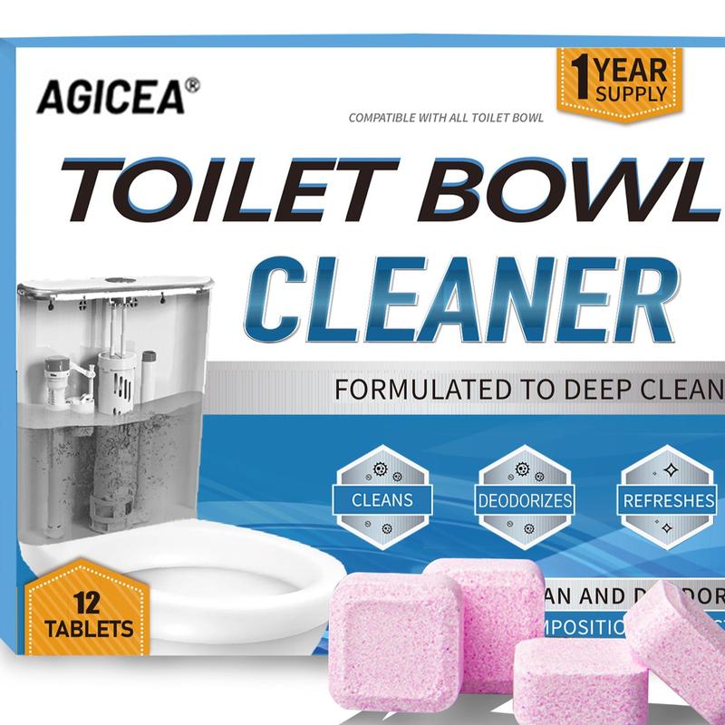 AGICEA Toilet bowl cleaner, cleans odors and removes stains