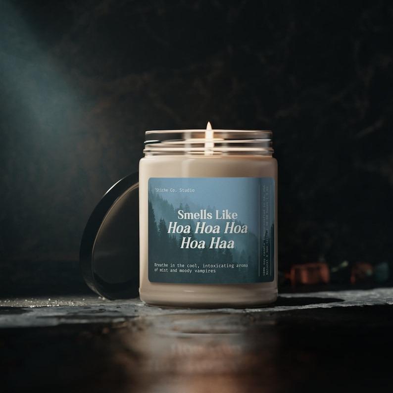 Twilight Saga Series Soy Wax Container Candle, Edward Cullen Bella Swan Vampire Funny Candle Jar, Hoa Hoa Song Twilight Merch Gifts, Natural Soy Homade Candle, Bookish Merch Gift, Mother's Day Gift