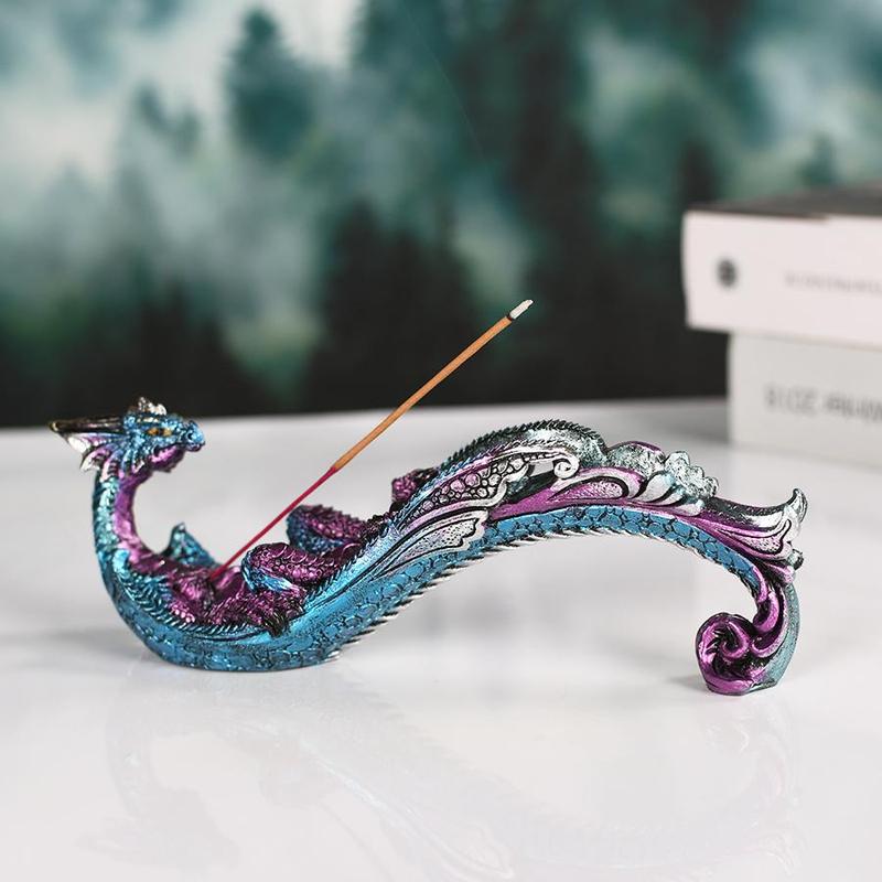 Dragon Design Incense Burner, Creative Incense Holder, Decorative Ornament for Home Living Room Bedroom Yoga