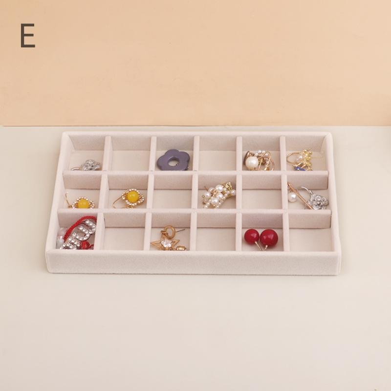 Jewelry Storage Box, Multi-grid Jewelry Organizer, Desktop Jewelry Display Box, Home Organizer, Jewelry Not Included