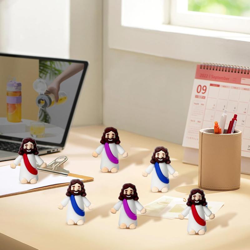 Mini Jesus Figures, Set of 30pcs Action Figures Little Jesus Figures, Tiny Jesus Figures to Hide and Seek Religious Gifts for Easter Egg Stuffers Decor Ornaments