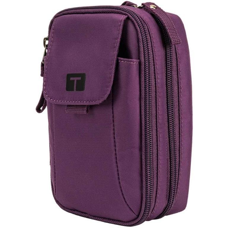 Tandem Diabetes Supply Case with insulated pocket. Organize your t:slim X2 insulin pump supplies. Fits: infusion site, dexcom inserter, glucose meter, lancet, test strips, insulin and more. (Purple) Mesh Pack Boxes