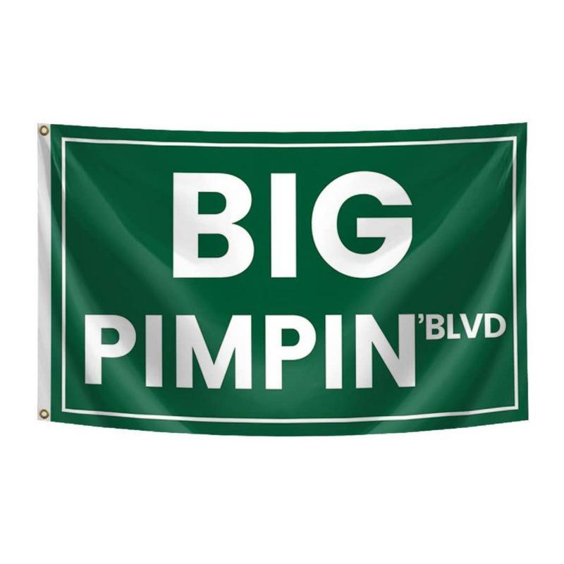 Big Pimpin‘blvd Funny Quote 3x5 Feet Flag Banner