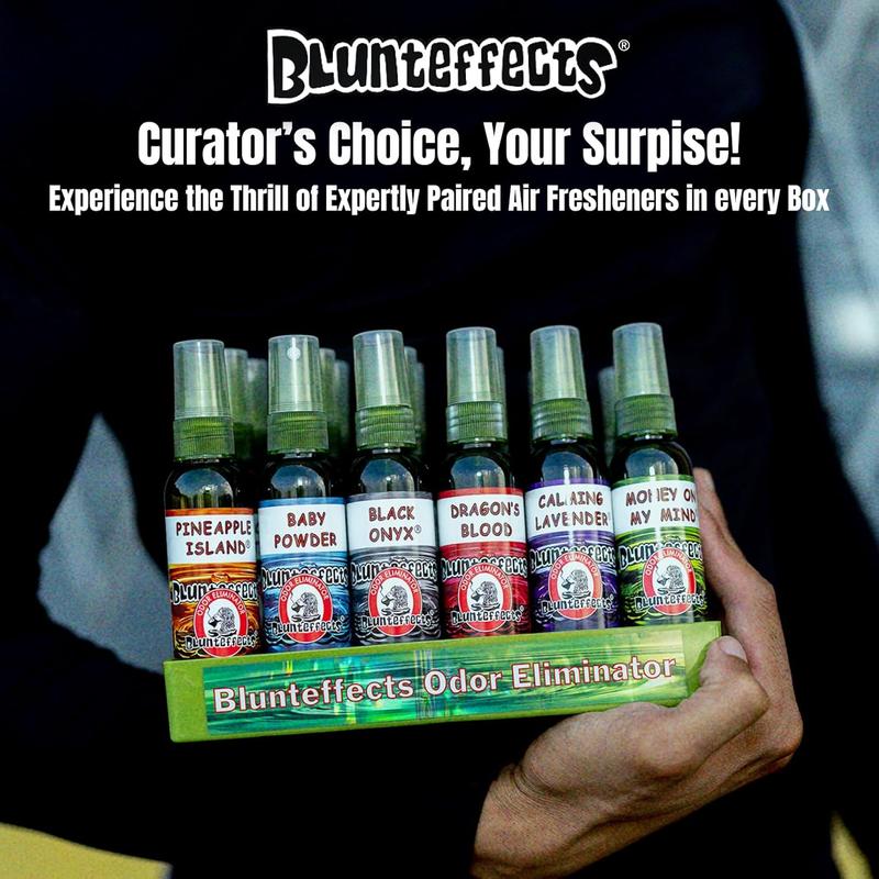 Blunteffects 100% Concentrated Air Freshener Car Home Spray (5 Assorted Scents) by Blunteffects Aroma Scented Fragrance Perfume