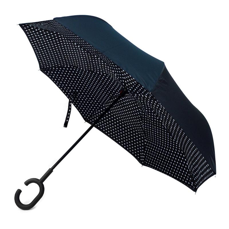 Polka Dot  Double Layer Inverted Umbrella - UM5022