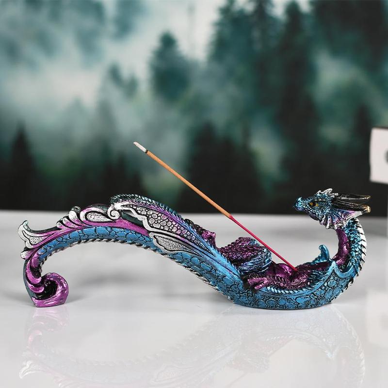 Dragon Design Incense Burner, Creative Incense Holder, Decorative Ornament for Home Living Room Bedroom Yoga