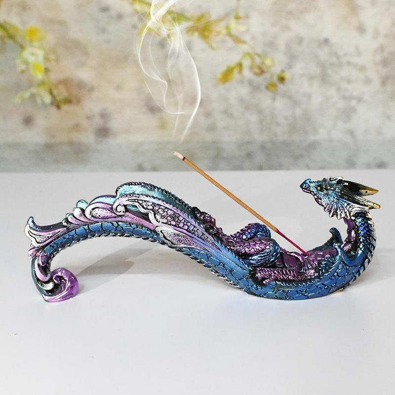 Dragon Design Incense Burner, Creative Incense Holder, Decorative Ornament for Home Living Room Bedroom Yoga