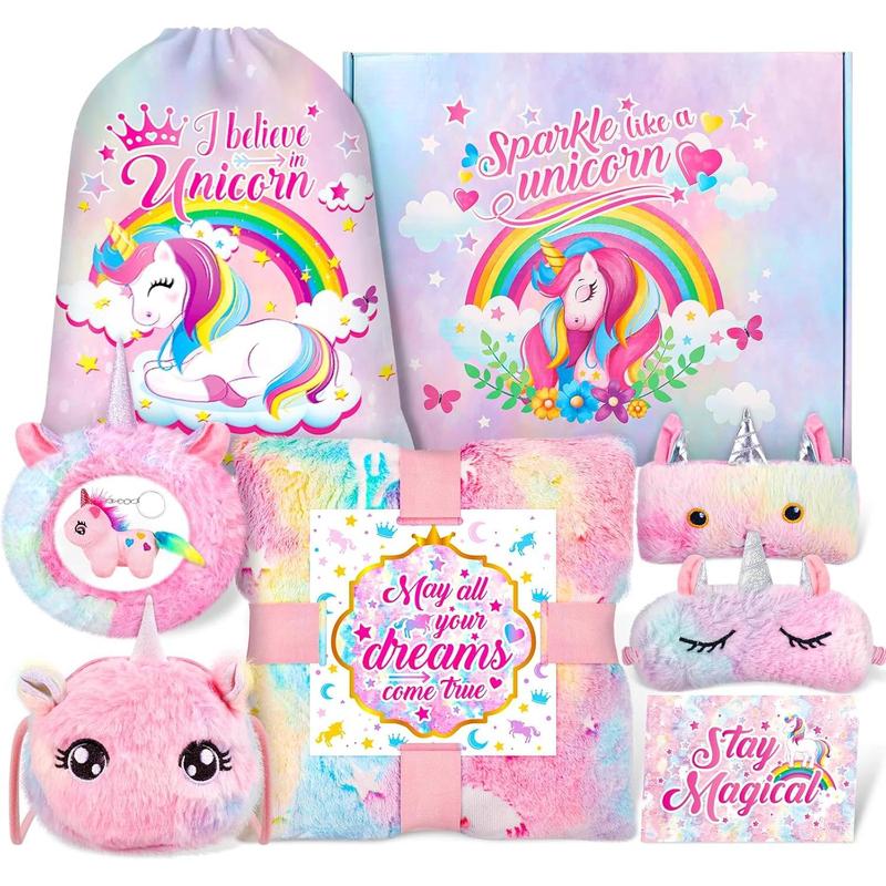 Unicorn Gift Set for Age 3,4,5,6,7,8,9,10,11,12, Birthday Gifts for, Thanksgiving Day Gifts for,Christmas Gfits for Dark