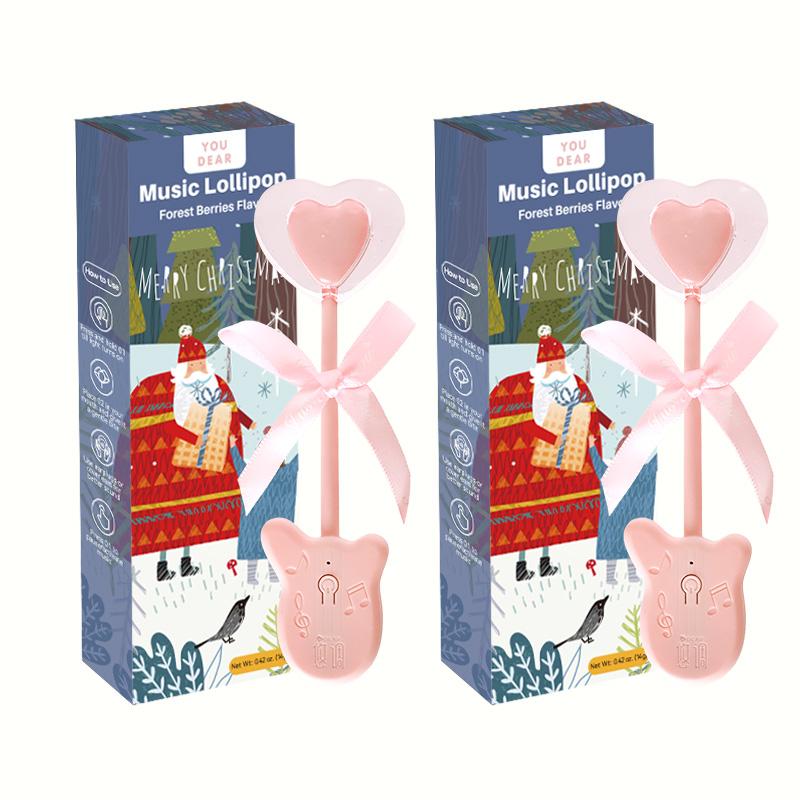 Recordable Bone-Conduction Lollipops with Heart-Shaped Design – The Perfect Gift for Christmas and Valentine’s Day. Rechargeable to Keep Your Voice and Love Everlasting