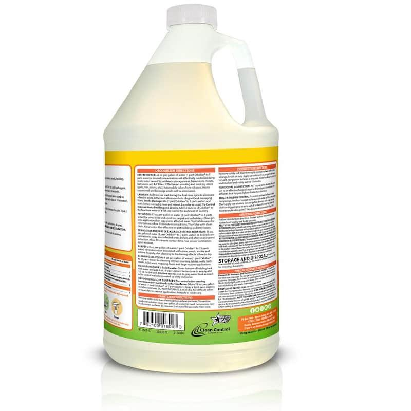 WL01 OdoBan 1 Gal. Citrus  and Odor Eliminator, Fabric Freshener,  Control, Multi-Purpose Cleaner Concentrate Household