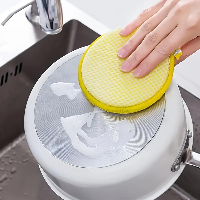 5pcs Double-Sided Dishwashing Sponges - Perfect for Household Cleaning & Kitchen Tableware!