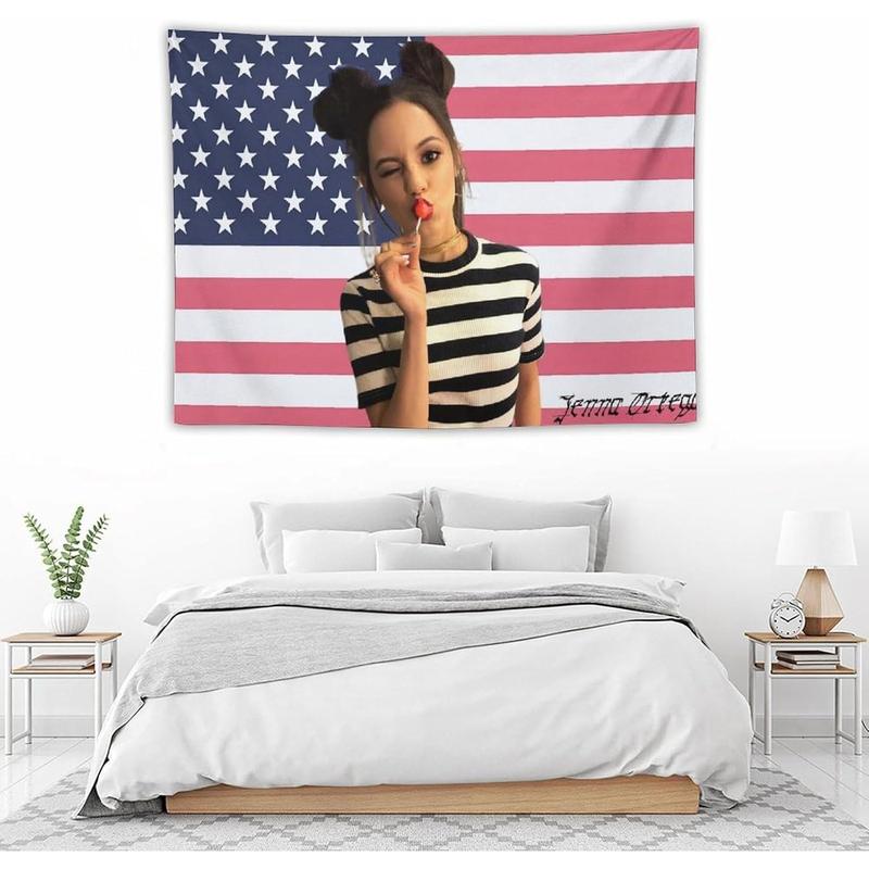 Jenna Actor Ortega Funny Flag Tapestry Poster Perfect for Fans Room Bedroom Living Room Dorm Or Outdoor Wall Decoration Merch