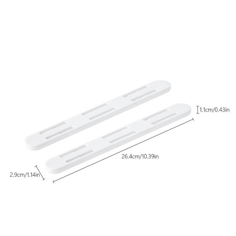 Drawer Slide Track, 2pcs Retractable Drawer Slide Track, Plastic Drawer Slide Track, Home Organizer