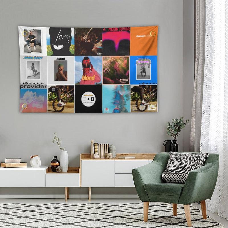 Frank Ocean Collage 3x5 Feet Tapestry Hanging Ornaments, Soft and Stylish - Creative Wall Decor