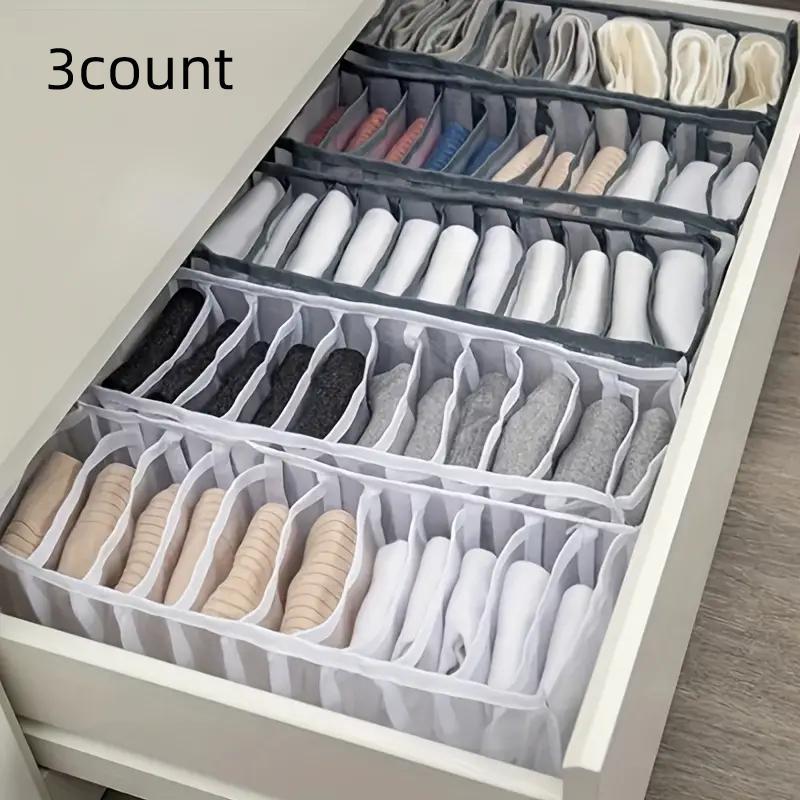 Underwear Storage Bag, 3pcs set Multi-functional Lightweight Underwear Storage Bag, Underwear Storage Organizer for Wardrobe Traveling