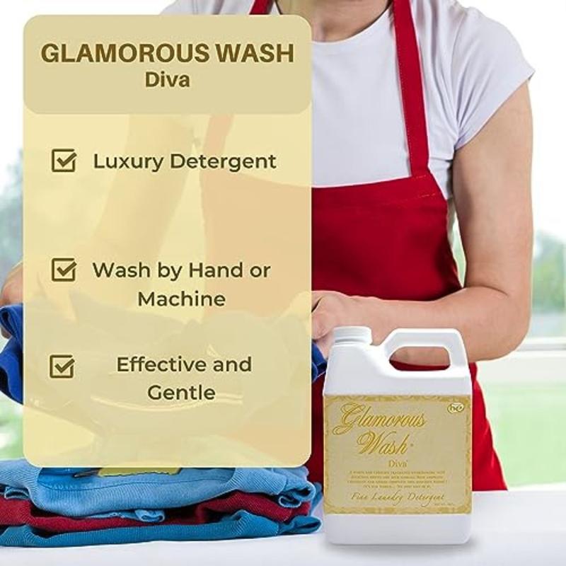 Tyler Glamorous Wash Diva Fine Laundry Liquid Detergent - Hand and Machine Washable - 907g (32 fl oz) Fragrance Household Scented Container