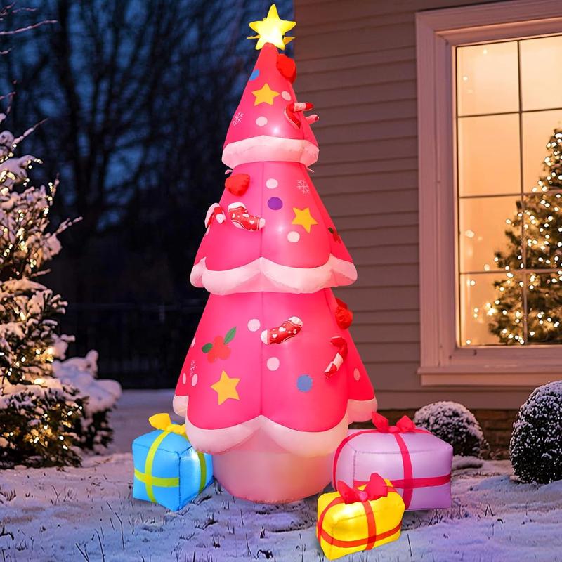 Christmas inflatable decorations-8 FT Nativity scene Christmas inflatable with LED lights, suitable for outdoor, outdoor courtyard door decoration[Limited Time Offer]