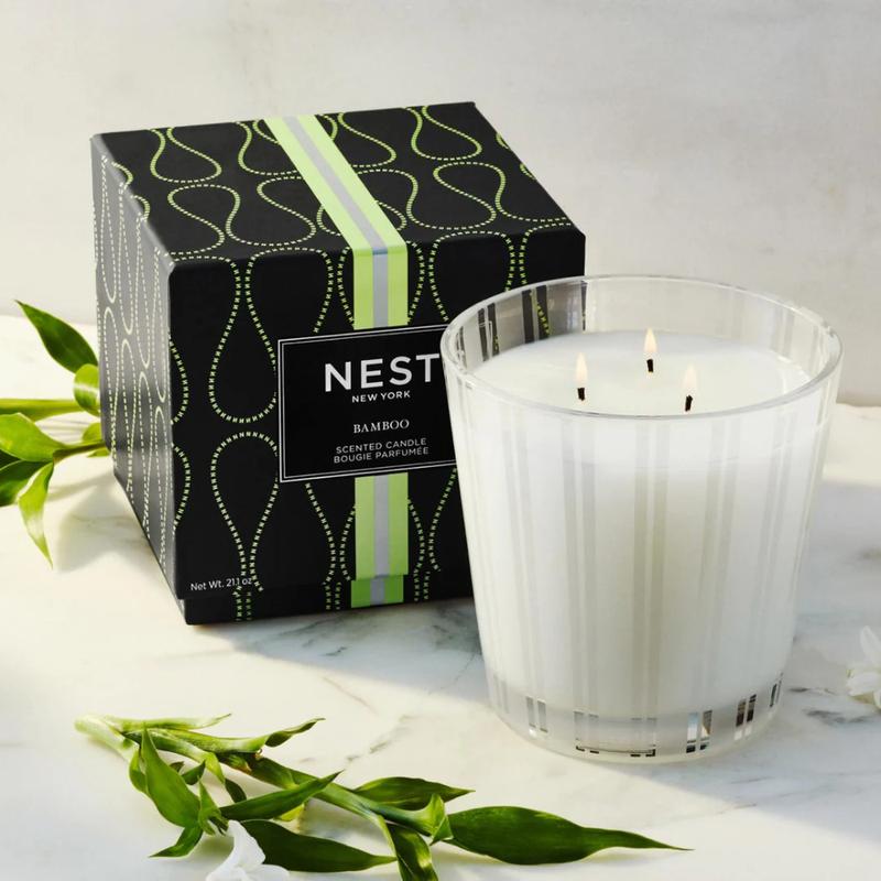 Nest New York 3-Wick 21.2 oz & 1-Wick Candle 8.1 oz - Home Decor - Ornaments - Freshener - Aroma Candles