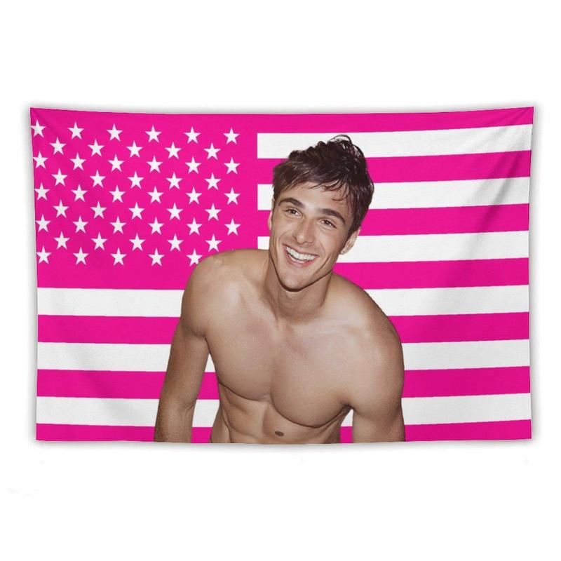 Jacob Flag Elordi Flag for Wall Hanging poster Tapestry, Jacob Tapestry,Funny Elordi Flag Decorations,Flag for Room, Dorm, Outdoor, Parties,Gift