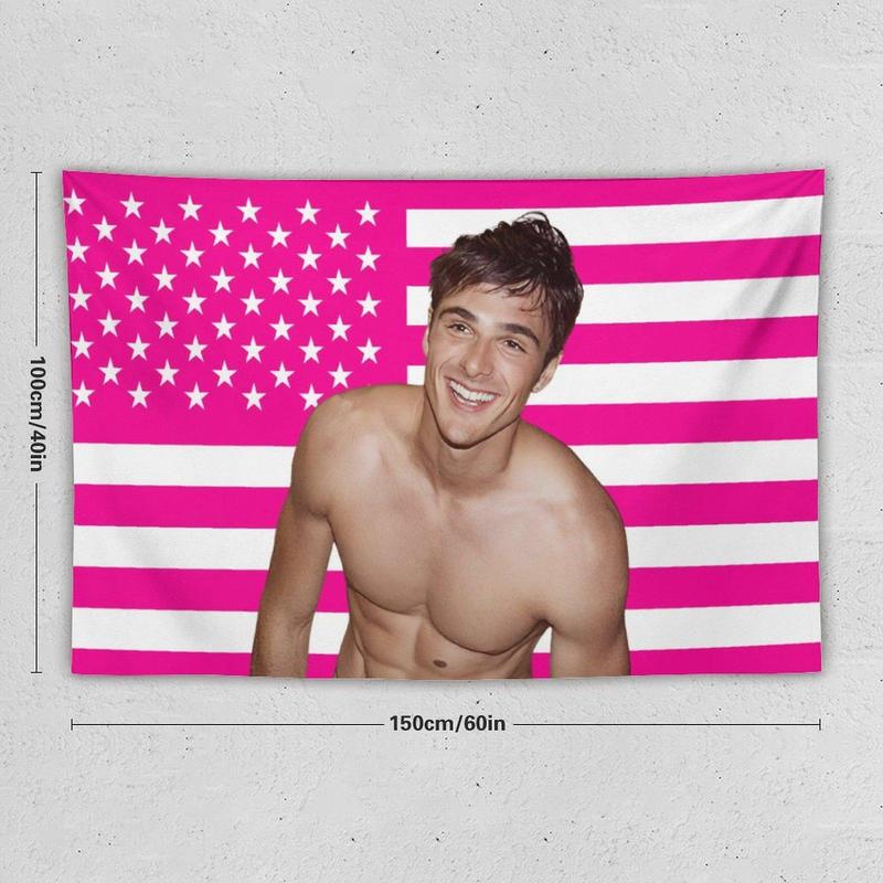 Jacob Flag Elordi Flag for Wall Hanging poster Tapestry, Jacob Tapestry,Funny Elordi Flag Decorations,Flag for Room, Dorm, Outdoor, Parties,Gift