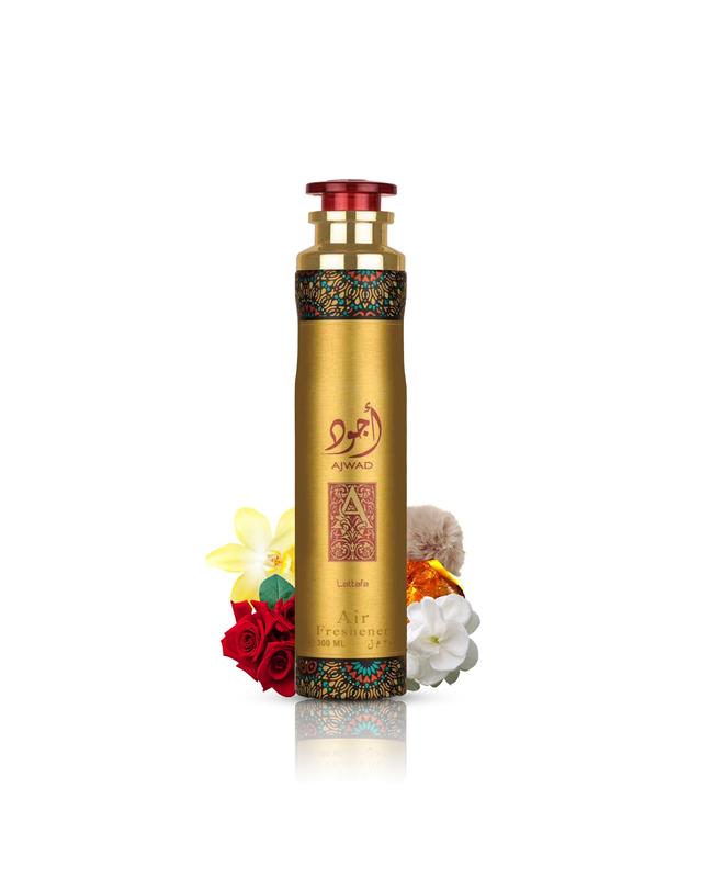 AJWAD Air Freshener by lattafa Rose, jasmine - 300ml