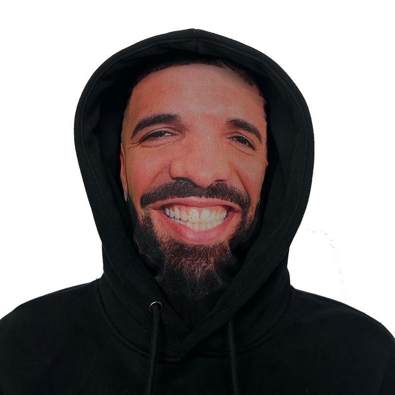 Drake Mask Rapstar Realistic Headgear Halloween Costumes Party Accessories