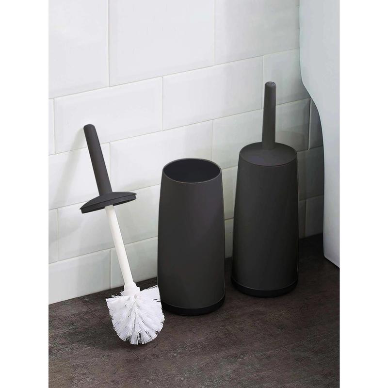 WORTHBUY Plastic Toilet Brush With Standing Base Long Handle Toilet Cleaning Brush For WC Bathroom Accessories Cleaning Tools