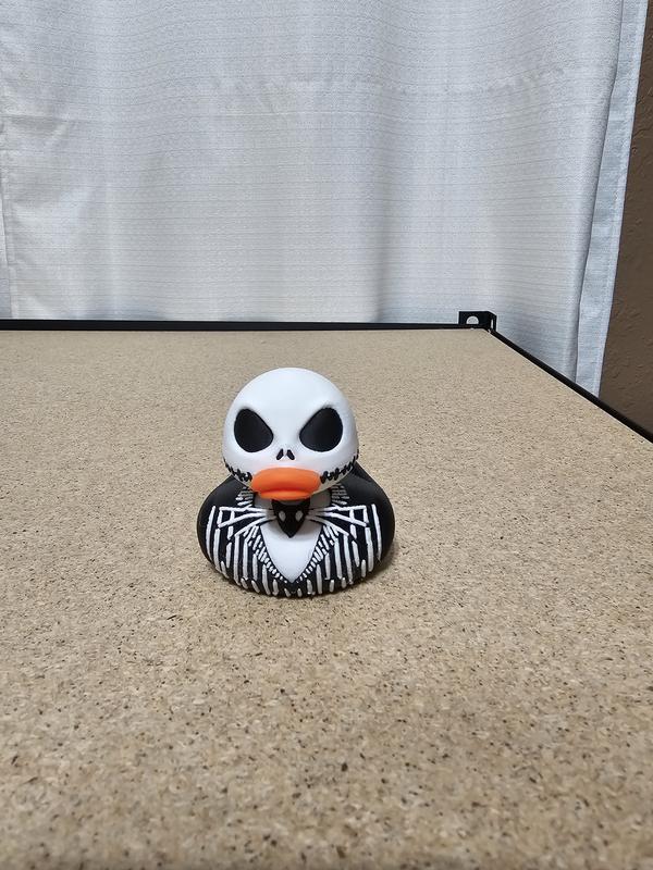 3D Printed Skellington Figurine for Duck Collectors and More - Quirky Home Decor Multicolor Ornaments