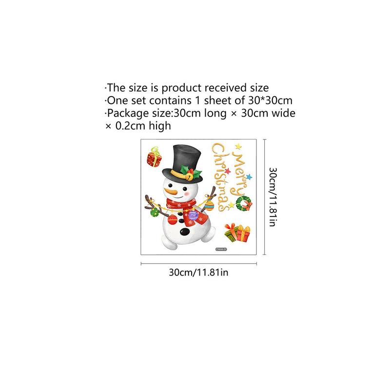 Snowman Pattern Toilet Sticker, 1 Count Self Adhesive Toilet Lid Decal, Toilet Lid Decorative Sticker, Home Decor for Bathroom, Party Supplies