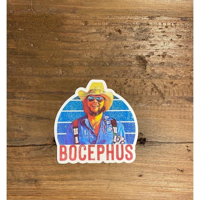 Bocephus Sticker- Stickers, Three Broke Girls, Country Music, Laptop, Decals, Bocephus, Cute, cute stickers, hank williams jr, Hank, Williams, Nashville, Old Country