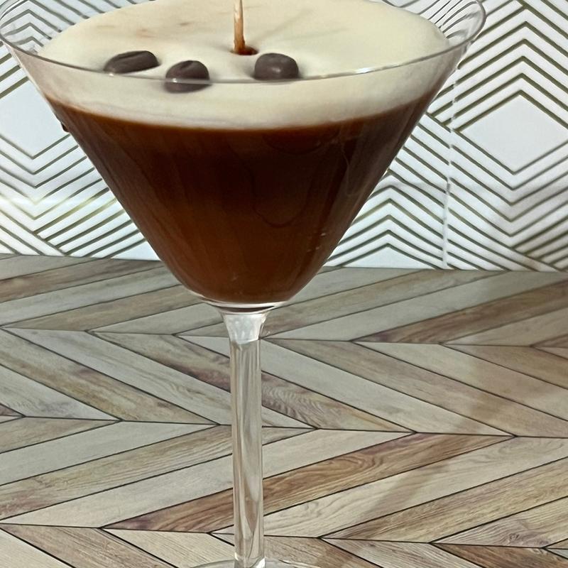 Espresso martini candle