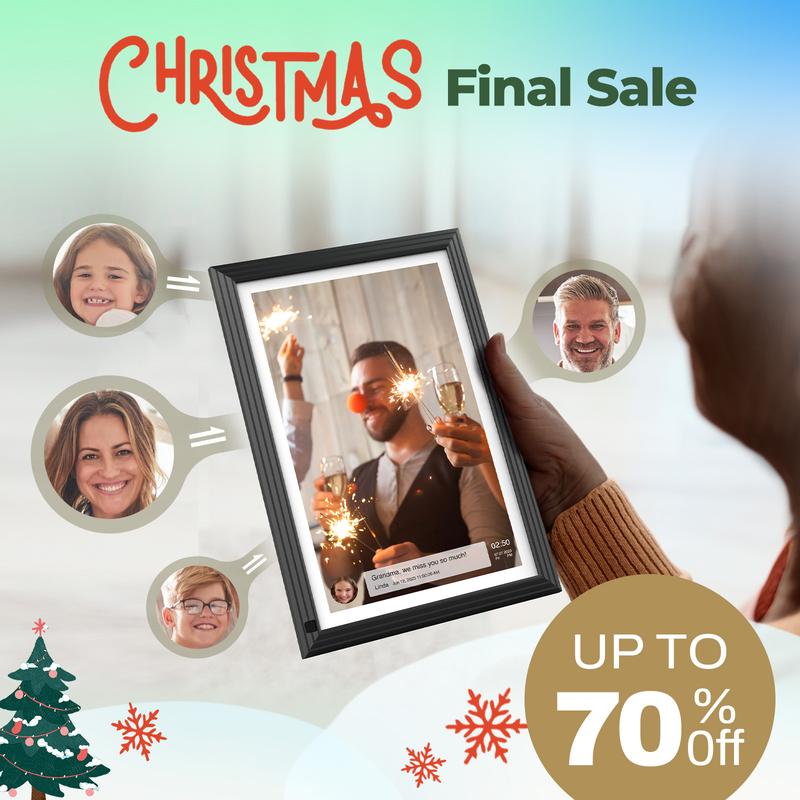 BSIMB 10.1'' Digital Picture Frame 32GB - Upload Photos&Videos from Anywhere via App Email, Perfect Gifts for family friends, Easy to Use with Touch Screen, Premium HD IPS Display, Support Micro SD Card and USB drive