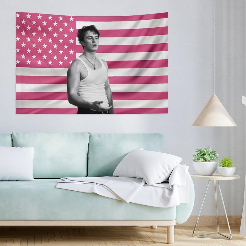 JNHDIWG Drew American Stars Tapestry Rafe Stars Cameron Flag Tapestry Suitable for College Dormitory Bedroom Living Room Office Party Decoration Gift Starkey 30