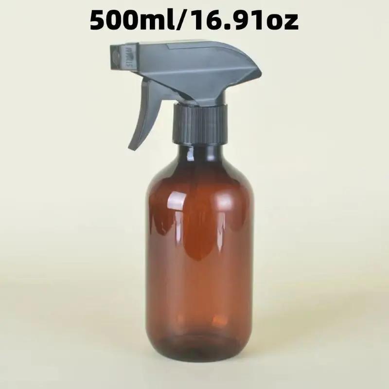 300ml 500ml Refillable Amber Spray Bottle, Perfect for Essential Oils, Cleaning Products and Aromatherapy, Empty Spray Bottle for Home