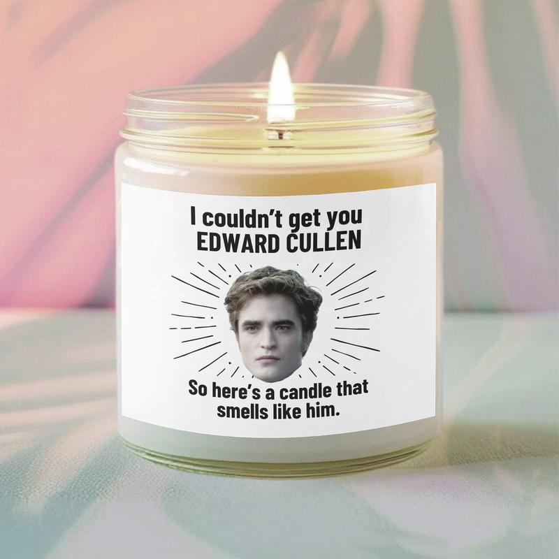 Smells like Edward Cullen Candle | Edward Cullen Robert Pattinson Fan Gift, Best Friend Gifts, Twilight fan Inspired Candle Decor