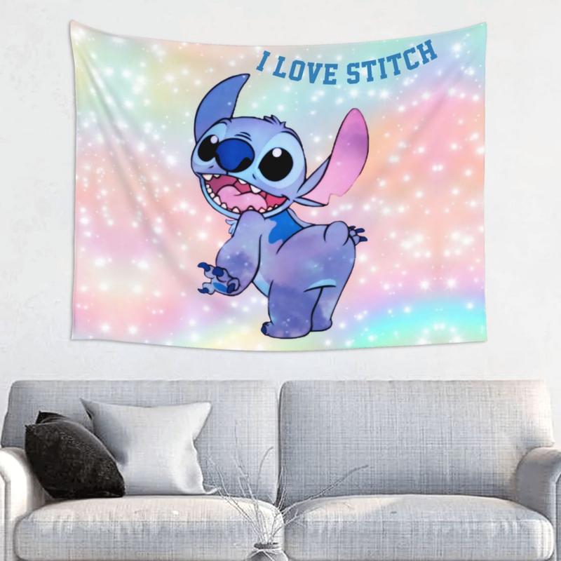 Custom Hippie Stitch Is My Spirit Animal Tapestry Wall Hanging Room Decor Tapestries Bedroom Decoration